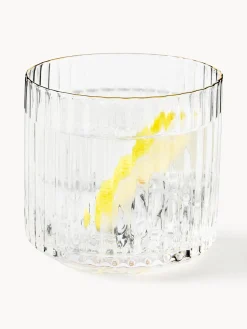 Clearance Set de jarra soplada con vasos Aleo, 5 pzas. Jarras De Agua|Vajillas Completas