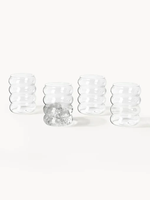 Jarras De Agua|Vajillas Completas>Westwing Collection Set de jarra y vasos soplado Bubbly, 5 pzas.