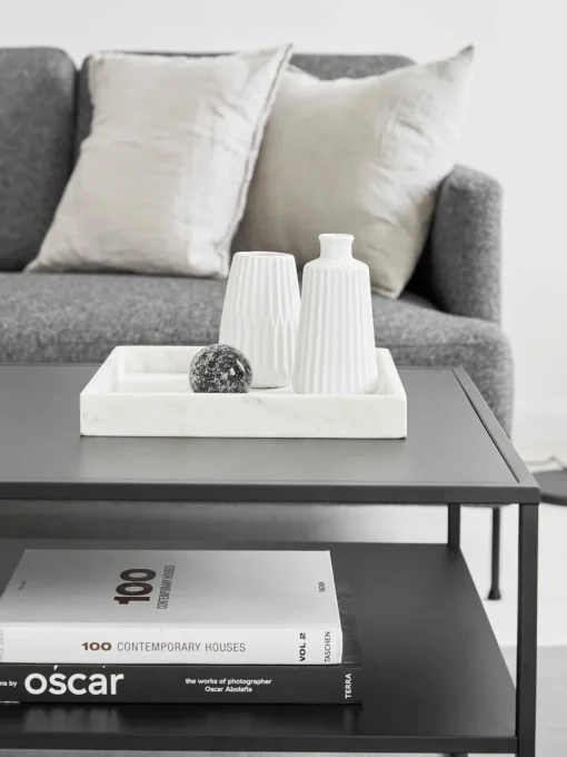 Outlet Set de jarrones de porcena con relieve Esko, 2 uds. Jarrones|Jarrones