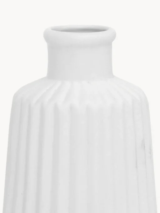 Outlet Set de jarrones de porcena con relieve Esko, 2 uds. Jarrones|Jarrones