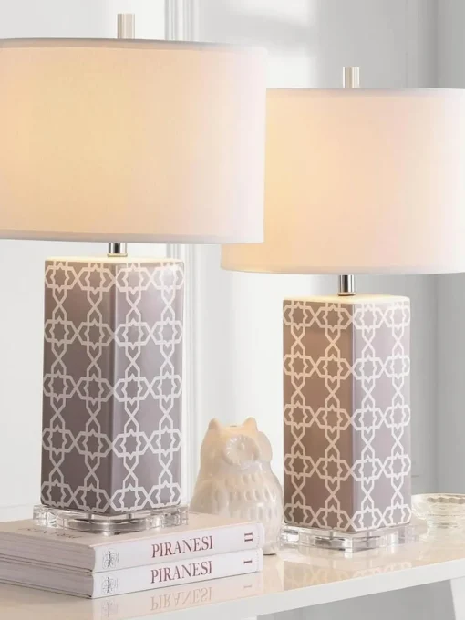 Lámparas De Mesa|Lámparas De Techo>Safavieh Set de lámparas de mesa LED Reagan, 2 uds.