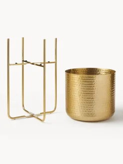 Maceteros|Jarrones></noscript>Westwing Collection Set de macetero de metal martillado Nives, 2 uds.