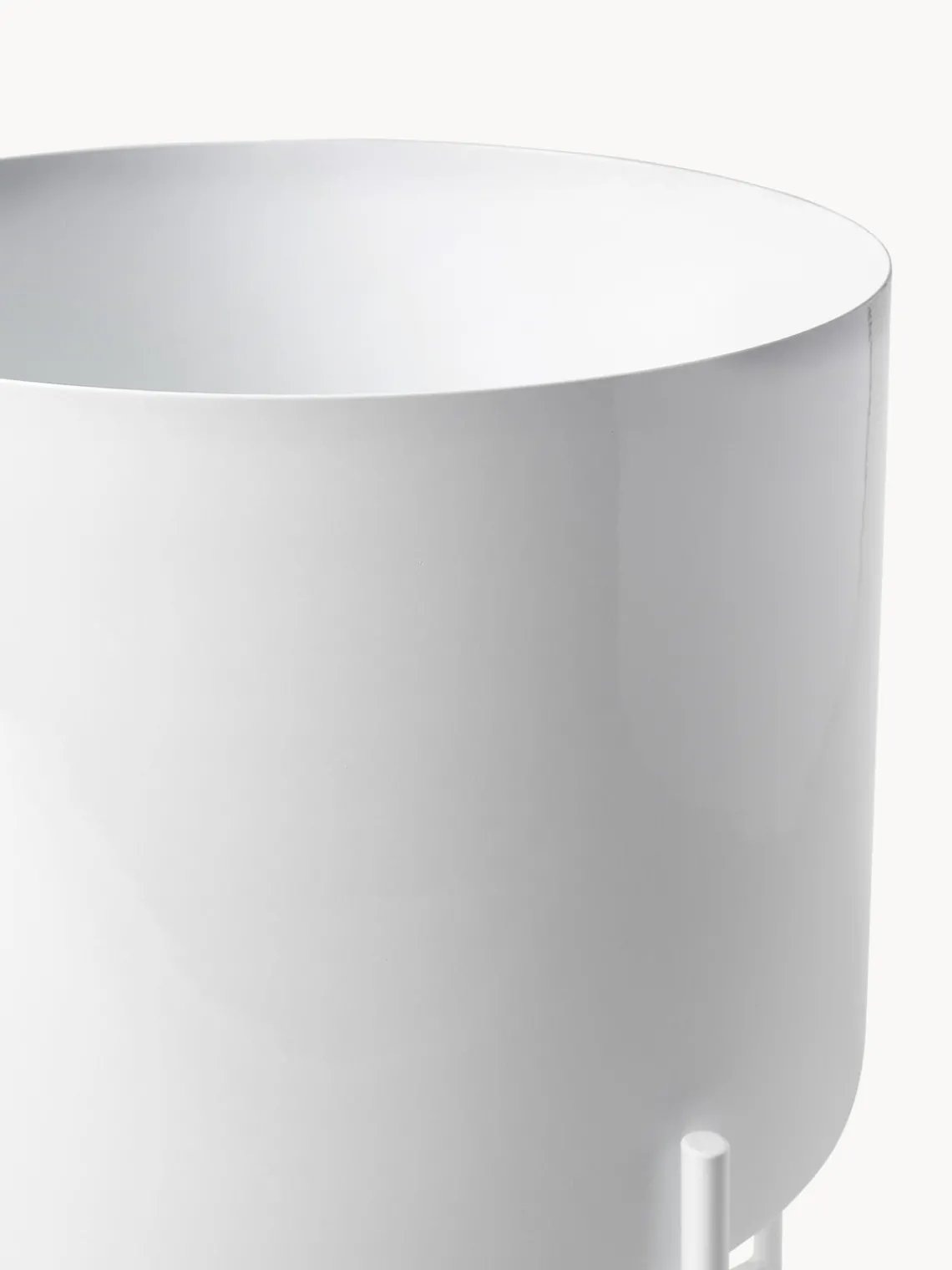 Maceteros|Jarrones>Westwing Collection Set de maceteros de metal Mina, 2 uds. Blanco