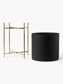 Clearance Set de maceteros de metal Mina, 2 uds. Maceteros|Jarrones