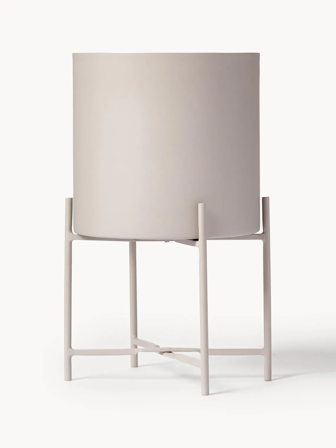 Maceteros|Jarrones>Westwing Collection Set de maceteros de metal Mina, 2 uds. Greige