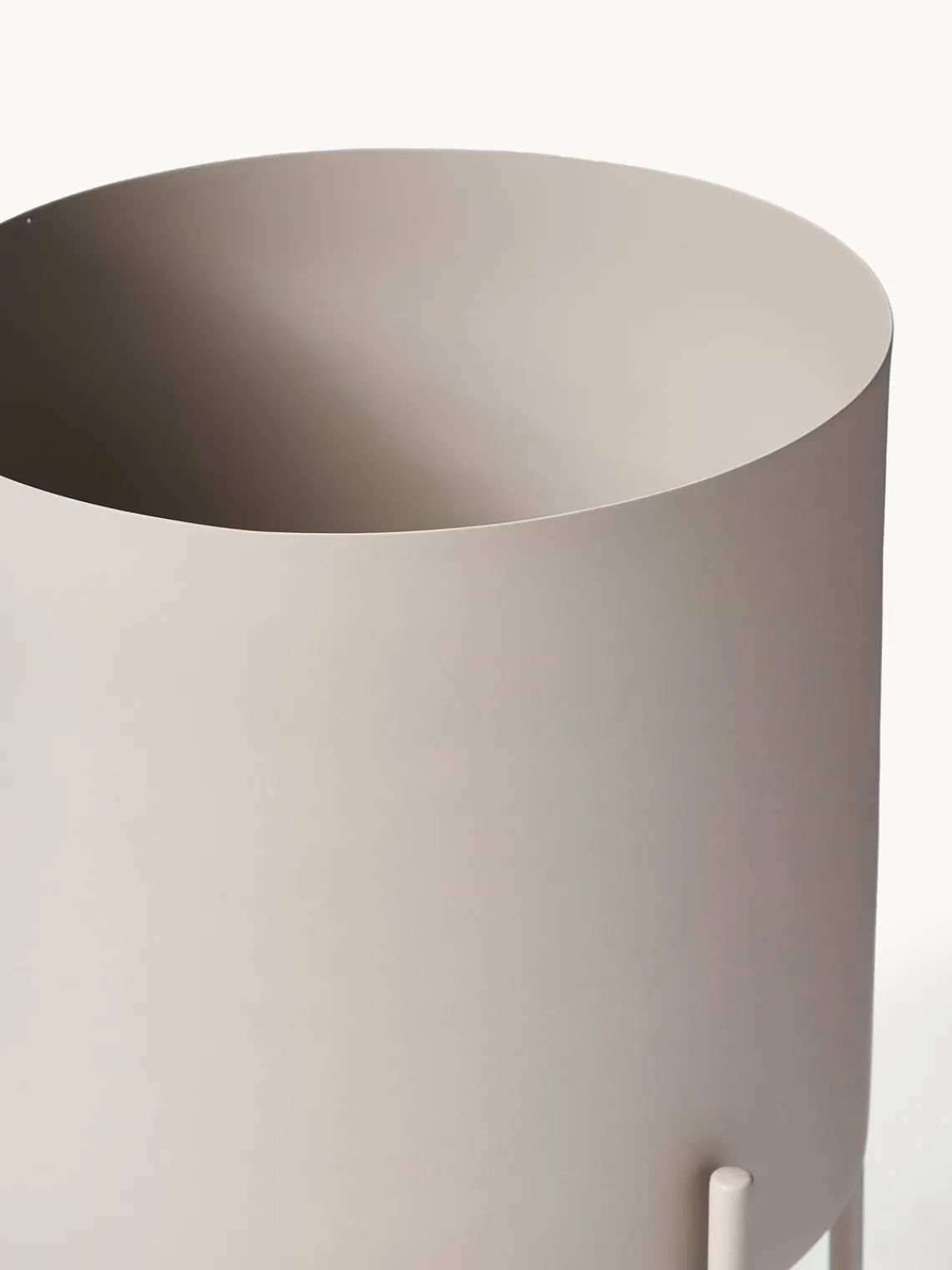 Maceteros|Jarrones>Westwing Collection Set de maceteros de metal Mina, 2 uds. Greige