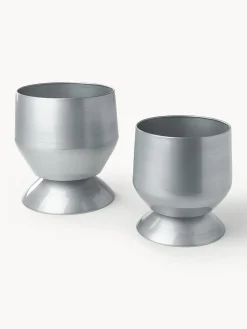 New Set de maceteros de metal Renya (2 uds.) Maceteros|Jarrones