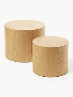 Mesas De Centro|Mesas De Centro>Westwing Collection Set de mesas de centro de madera Dan, 2 uds. Madera de fresno
