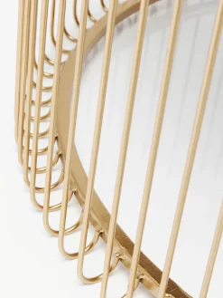 Clearance Set de mesas de centro Wire, 2 uds., tablero de vidrio Mesas De Centro|Mesas De Centro