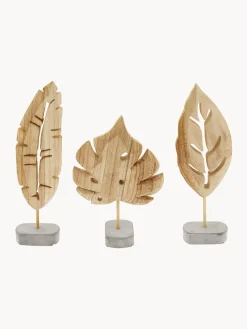 Figuras Decorativas|Decoración> Set de piezas decorativas Blatt, 3 pzas.