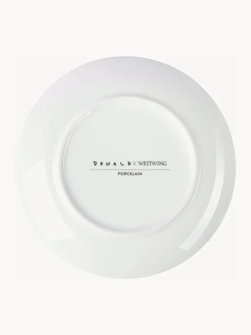 Discount Set de platos postre de porcelana de diseño Carol, 4 uds. Platos De Postre|Vajillas Completas