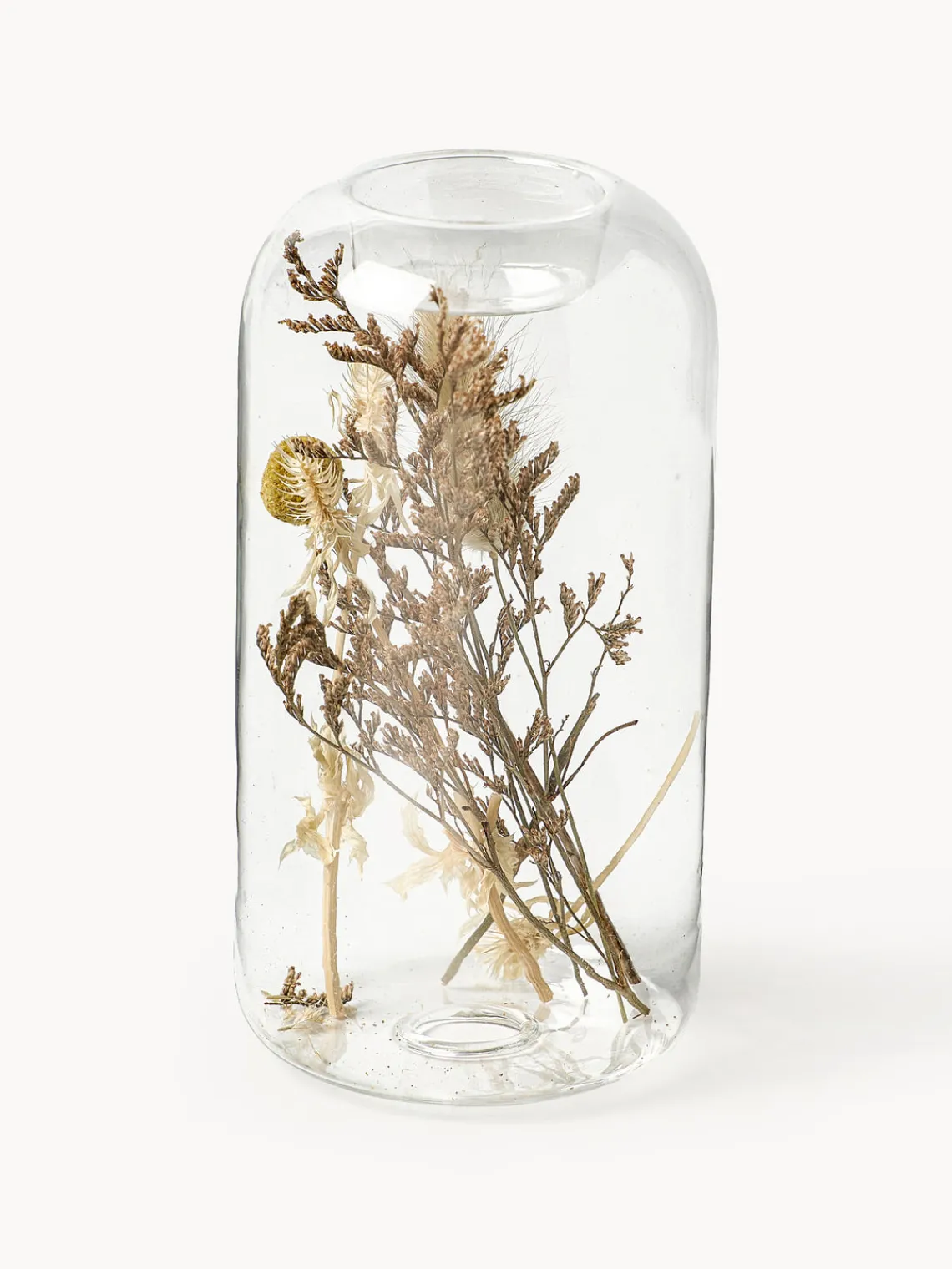 New Set de portavelas con flores secas Eleonora, 2 uds. Portavelas|Jarrones