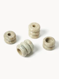 Set de portavelas y candelabros 2en1 de mármol Orta, 2 uds. Jarrones|Portavelas