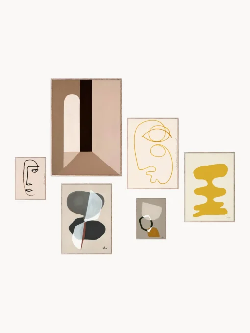 Discount Set de pósters con marco Artwall no. 14, 6 uds. Cuadros Y Láminas Decorativas|Jarrones