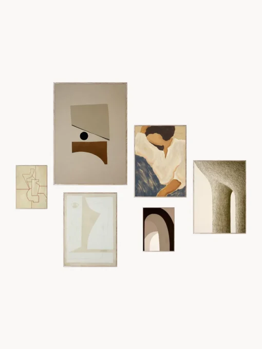 Cuadros Y Láminas Decorativas|Jarrones>Paper Collective Set de pósters con marco Artwall no. 13, 6 uds.