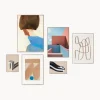 Cuadros Y Láminas Decorativas|Jarrones>Paper Collective Set de pósters con marcos Artwall no. 19, 6 uds.