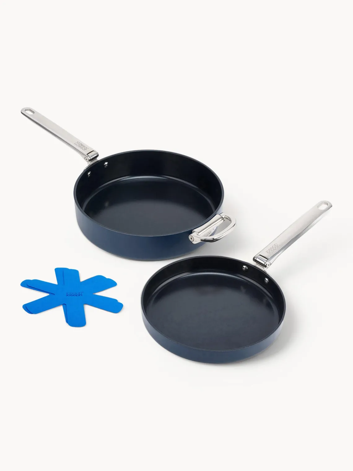 Sartenes|Sartenes>Joseph Joseph Set de sartenes antiadherentes con protector Space, 3 uds.