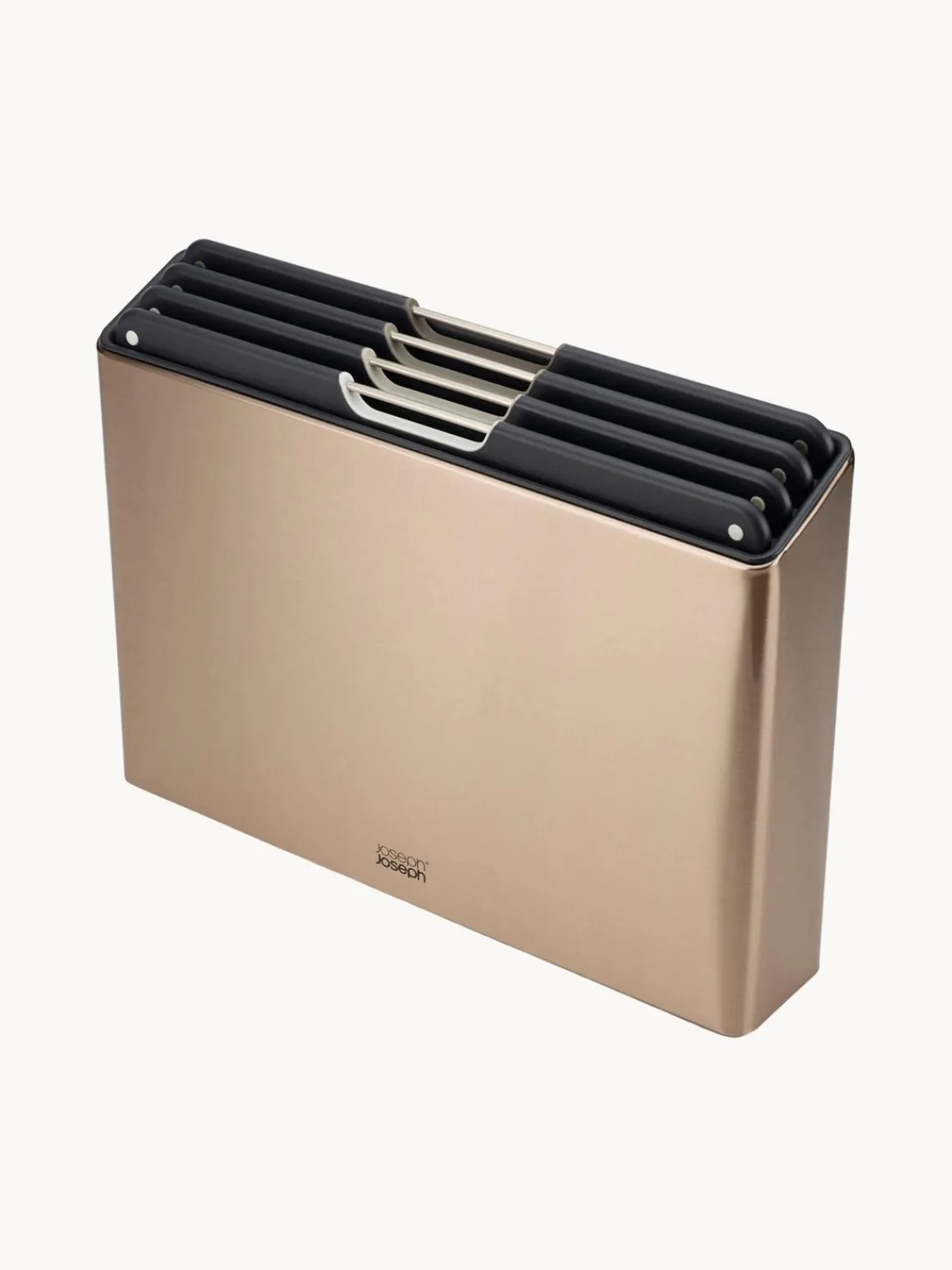 Tablas De Cortar|Utensilios De Cocina>Joseph Joseph Set de tablas de cortar con soporte Folio, 5 pzas. Dorado, negro