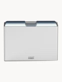 Tablas De Cortar|Utensilios De Cocina></noscript>Joseph Joseph Set de tablas de cortar con soporte Folio, 5 pzas. Plateado, tonos grises y azules