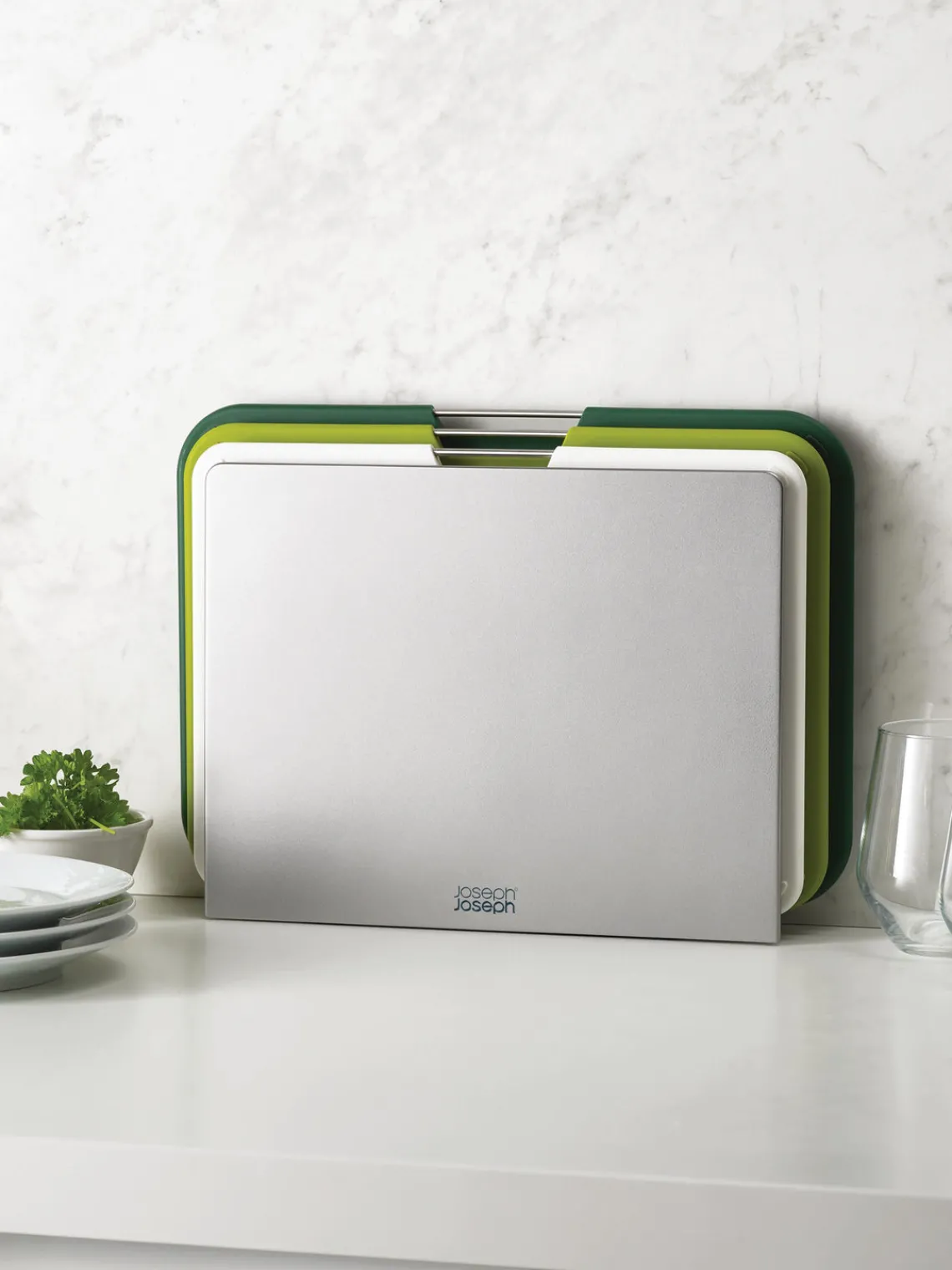 Tablas De Cortar|Utensilios De Cocina>Joseph Joseph Set de tablas de cortar con soporte Nest, 4 uds.