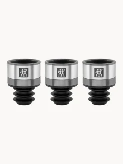 New Set de tapones de vino al vacio de acero inoxidable Fresh & Save, 3 uds. Artículos De Cocina|Accesorios De Bar