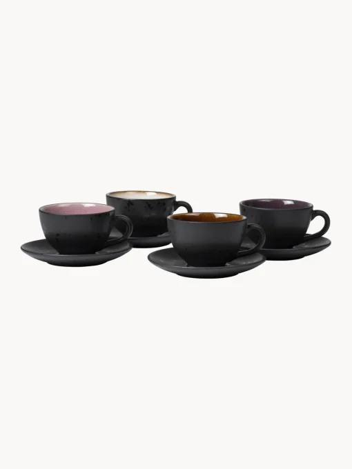 Best Set de tazas con platito Etsy, 4 uds. Tazas Y Mugs|Menaje De Mesa