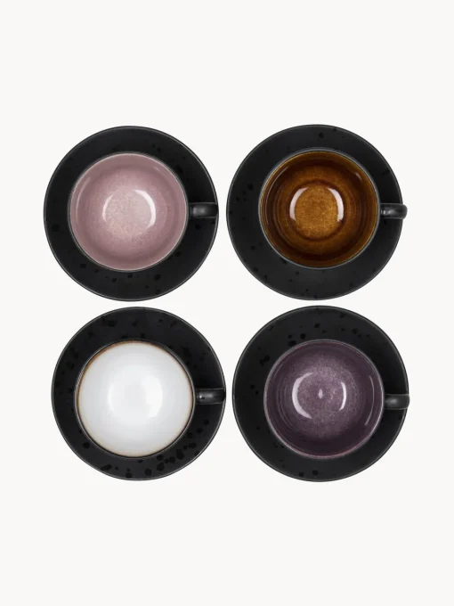 Best Set de tazas con platito Etsy, 4 uds. Tazas Y Mugs|Menaje De Mesa