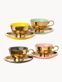 Tazas Y Mugs|Vajillas Completas>POLSPOTTEN Set de tazas de café con platitos Legacy, 4 uds.