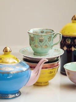 Tazas Y Mugs|Vajillas Completas>POLSPOTTEN Set de tazas de té con platitos Grandma, 4 uds.