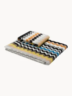 Toallas|Mantas>Missoni Set de toallas Best, 2 uds. Multicolor, tonos marrones