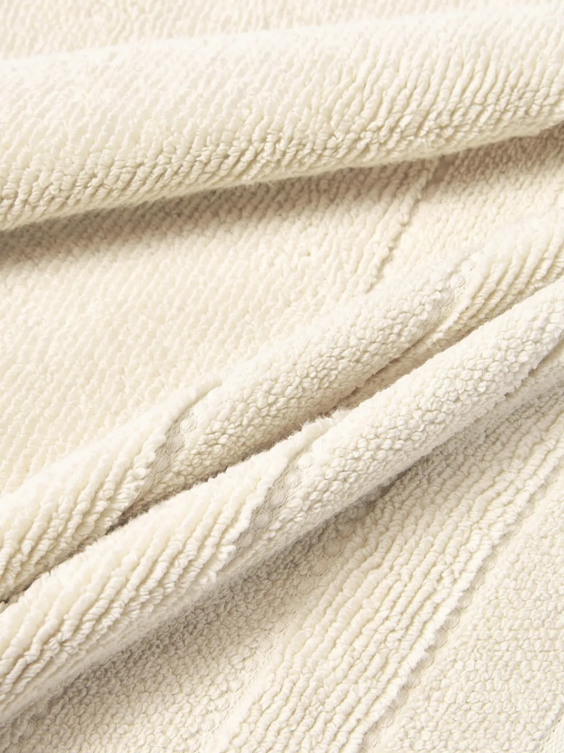 Toallas|Mantas>Westwing Collection Set de toallas con borde a rayas Luxe, tamaños diferentes Blanco Off White