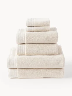 Best Set de toallas de algodón ecológico Premium, tamaños diferentes Mantas|Toallas