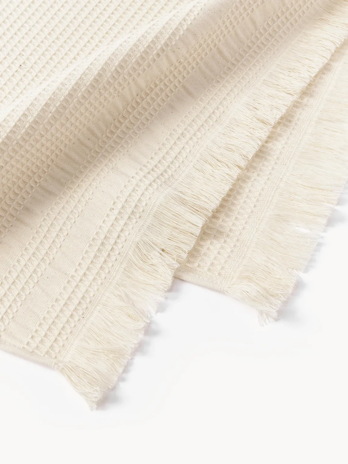 Toallas|Mantas>Westwing Collection Set de toallas tipo gofre Yara, tamaños diferentes Beige claro