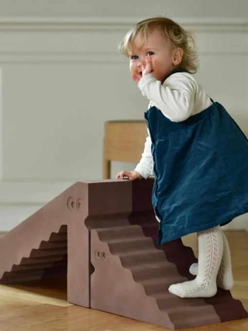 Juguetes A Partir De 1 Año|Decoración Infantil>bObles Set de tobogán y escalada Dino, 2 pzas. Rosa palo, malva