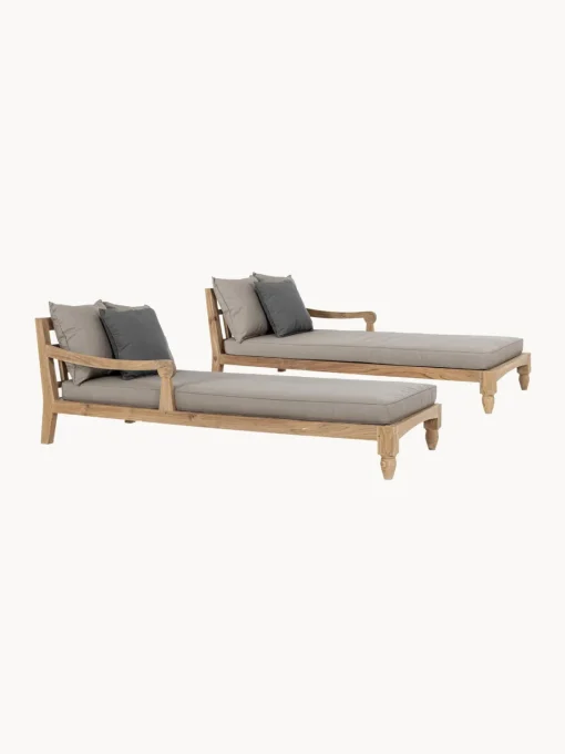 Outlet Set de tumbonas para exterior Bali, 2 uds. Tumbonas|Muebles De Jardín