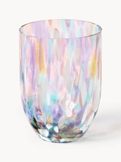 Vasos|Vajillas Completas>ANNA VON LIPA Set de vasos de agua pequeños artesanales Splash, 6 uds.