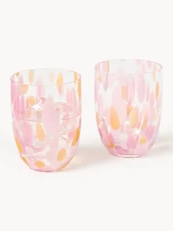 Online Set de vasos soplados Big Confetti, 6 uds. Vasos|Vajillas Completas