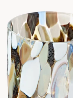 Set de vasos soplados Big Confetti, 6 uds. Vasos|Menaje De Mesa