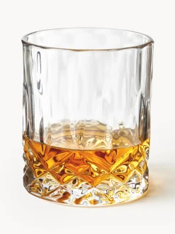 Sale Set de whisky con relieve de cristal George, 3 pzas. Copas De Cóctel|Vajillas Completas