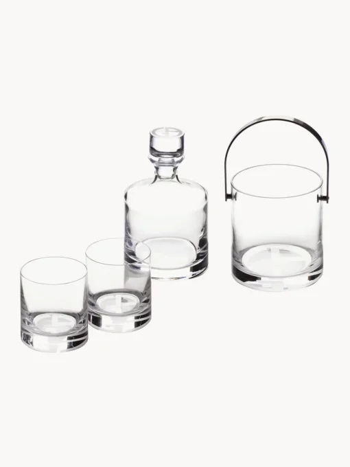 Decantadores|Menaje De Mesa>Armani Casa Set de whisky de cristal Corelli, 3 pzas.
