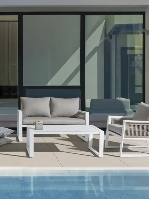Conjuntos Jardín|Muebles De Jardín>Bizzotto Set lounge de exterior Captiva, 4 pzas.