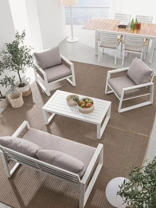 Conjuntos Jardín|Muebles De Jardín>Bizzotto Set lounge de exterior Captiva, 4 pzas.