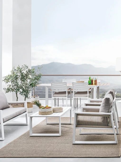 Conjuntos Jardín|Muebles De Jardín>Bizzotto Set lounge de exterior Captiva, 4 pzas.