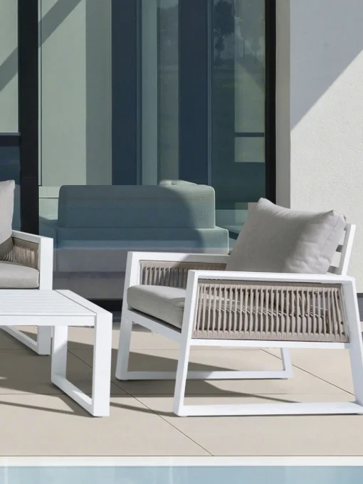 Conjuntos Jardín|Muebles De Jardín>Bizzotto Set lounge de exterior Captiva, 4 pzas.