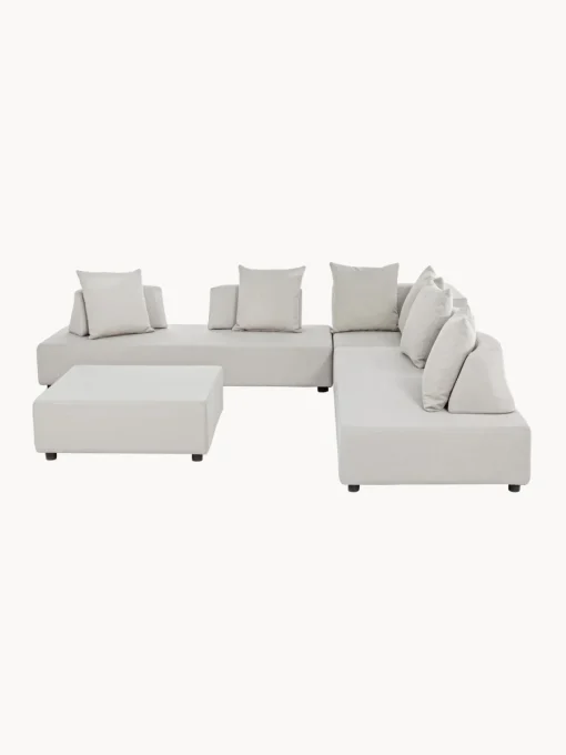 Clearance Set lounge modular para exterior Piper, 4 pzas. Conjuntos Jardín|Muebles De Jardín