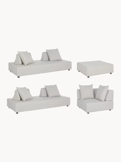 Clearance Set lounge modular para exterior Piper, 4 pzas. Conjuntos Jardín|Muebles De Jardín