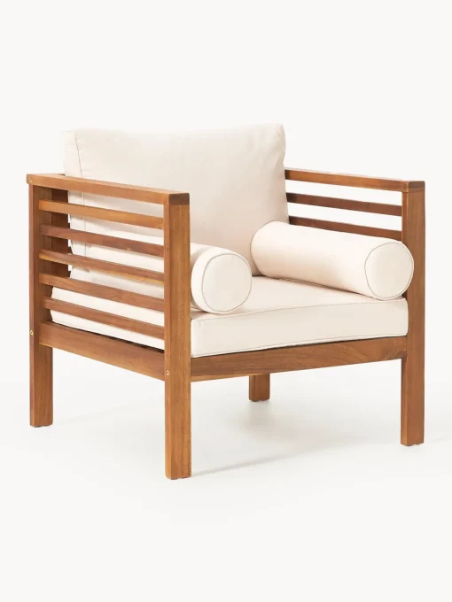 Hot Set lounge para exterior de madera de acacia Bo, 4 pzas. Conjuntos Jardín|Muebles De Jardín