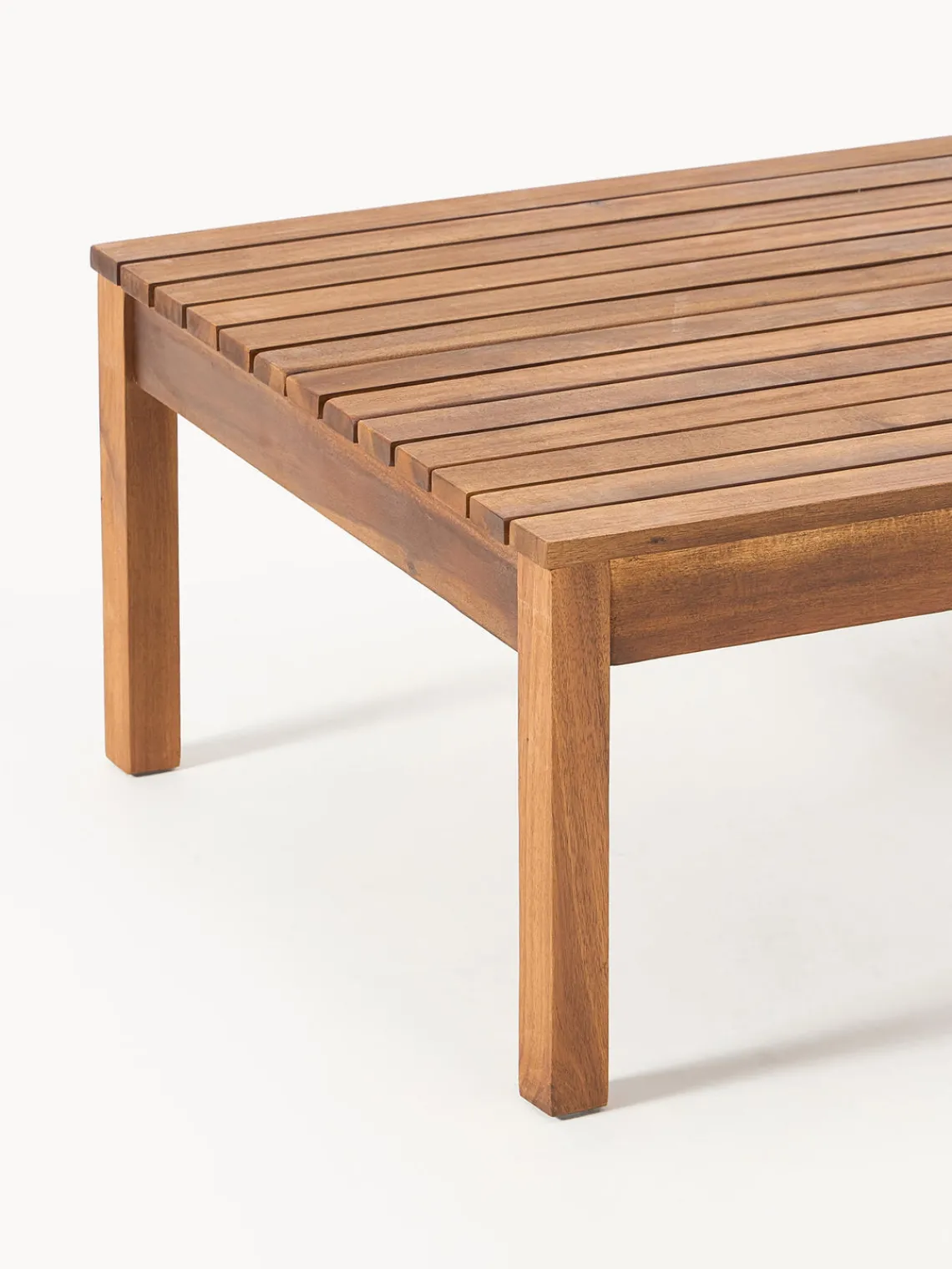 Sale Set lounge para exterior de madera de acacia Bo, 4 pzas. Conjuntos Jardín|Muebles De Jardín