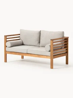 Sale Set lounge para exterior de madera de acacia Bo, 4 pzas. Conjuntos Jardín|Muebles De Jardín