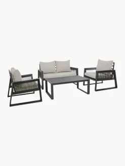 Conjuntos Jardín|Muebles De Jardín>Bizzotto Set lounge para exterior Captiva, 4 pzas.